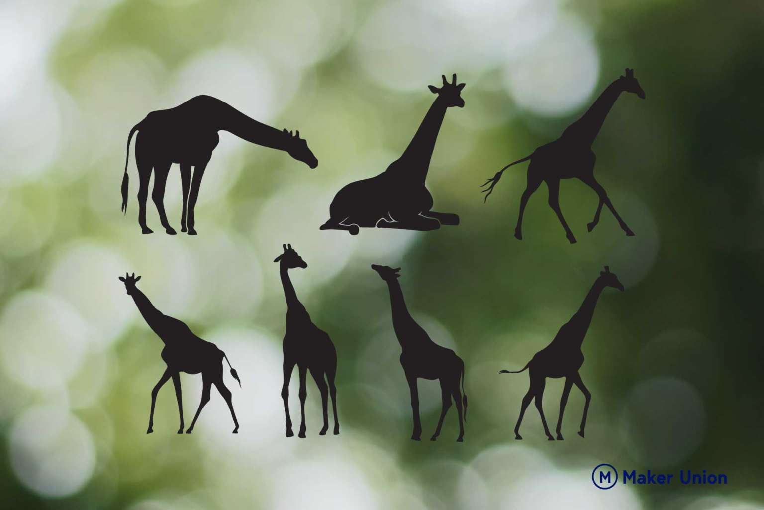 Giraffes | Free DXF Files | Maker Union