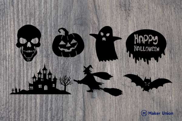 Halloween dxf files preview