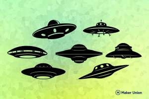 UFO free dxf files preview