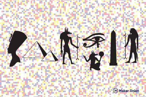 Ancient Egypt free dxf files preview
