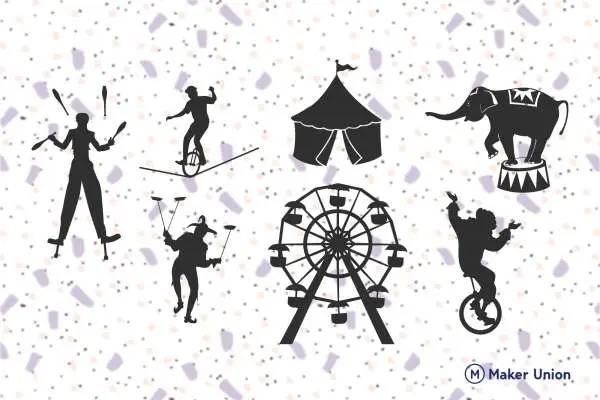 Circus dxf files preview