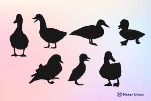 Ducks dxf files preview