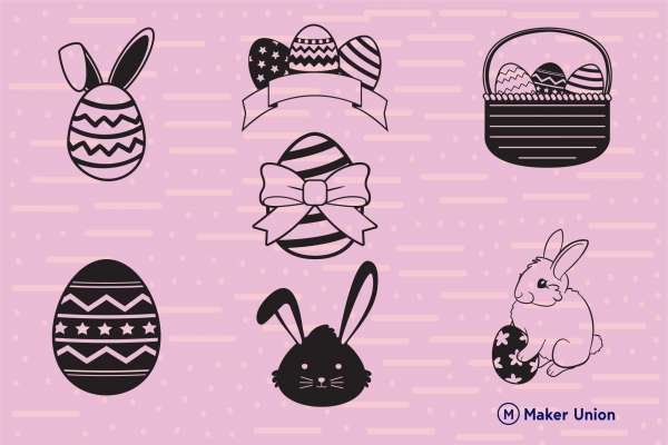 Easter dxf files preview