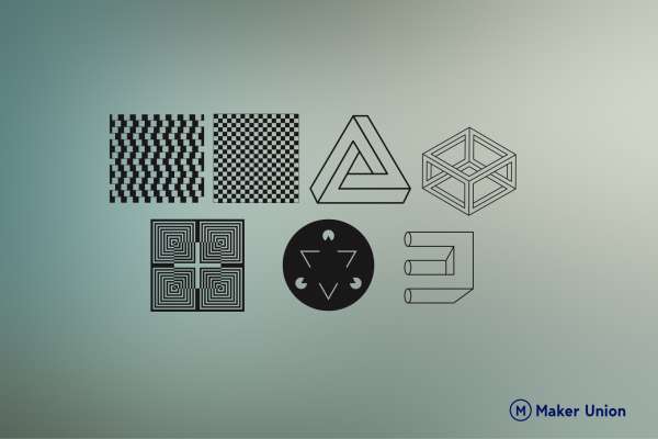 Optical illusions dxf files preview