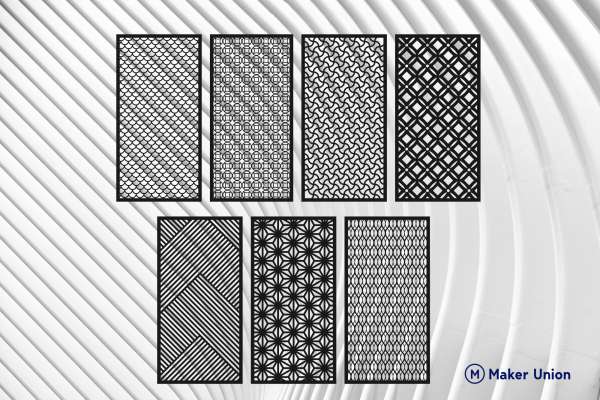 Room dividers dxf files preview